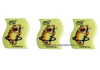 Eraser P1034 Type : Rubber Eraser. Material : Rubber. Usage : Pencil Eraser. Pop stationery is a scale enterprise which is specialized in researching, developing, producing and progressing eraser. Now we are one of the leading stationery manufacturers in China. Our products meet standards (ASTM, REACH, EN71 PART1, 2, 3, AZO free and Phthalate free etc). We have high technology equipment and design group, we sell products to customers all over the world, and we welcome OEM or ODM. We stick to t