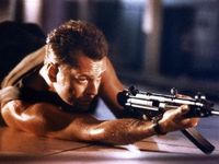 size: 32x24in Photo: DIE HARD, 1988 directed by JOHN Mc TIERNAN Bruce Willis (photo) : Artists
