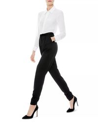 Alice and Olivia - Samuel High Rise Scrunched Hem Pants