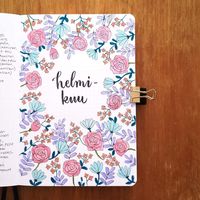 This is a February cover but it's not limited in February🌺, you can try it anytime! See more for artist @paperi.lintu😍! (っ.❛ ᴗ ❛.)っ #QuoteOfTheDay 🍬 “If we could see the miracle of a single flower🌷 clearly our whole life would change.” – Buddha✍️ Tags: #bujotheme #monthlyspread #bujomonthly