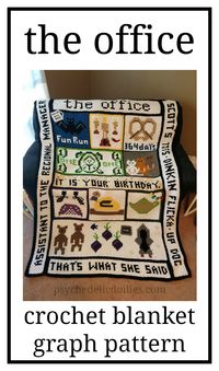 The Office Crochet Blanket Graphghan Pattern