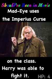 Harry Potter and the Goblet of Fire Should've Been in Movie Mad-Eye Moody Imperious Curse Harry BAMF resists it
