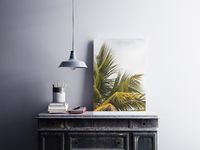 Palm tree tropical art summer miami florida beach house | Etsy