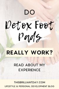 I tried Misfit Cosmetics Detox Foot Pads. They are supposed to remove toxins from the body. Did they work for me? #detoxfootpads #detoxfootpatches #misfitcosmetics #health