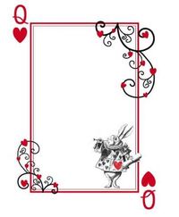 alice in wonderland invitation template