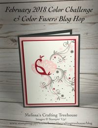 DIY handmade card made with the Beautiful Peacock Stamp Set. Get this set for free with a qualifying purchase till 3/31/18. Project by Melissa Kerman, Stampin' Up! demonstrator since 2003.