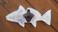 Redfish Bottle Opener! Hand Made beach decor. Works best if used in a tiki bar, beach house, man cave, cabin, lake house, fishing lodge beer by fishwithhooks on Etsy