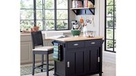 Belmont White Kitchen Island + Reviews | Crate and Barrel