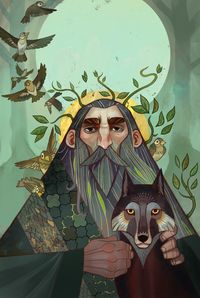 Cover illustration for "Stories of the Saints" written by Carey Wallace illustrated by yours truly Workman Publishing
