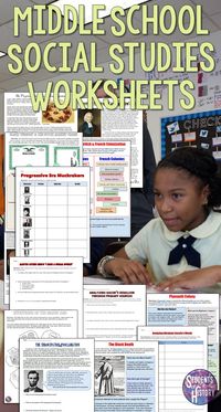 Social Studies Worksheets for Middle School