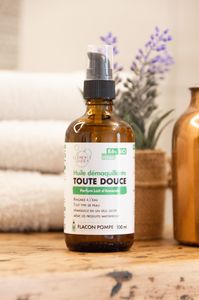 Huile démaquillante à la composition minimaliste A rincer - Tout type de peau Parfum Lait d'amande (100 ml)