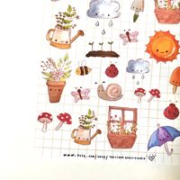 Excited to share this item from my #etsy shop: Kawaii Happy Spring Planner Stickers, Spring flowers stickers, Butterfly stickers, Bullet journal stickers, Scrapbook stickers #cardmakingstationery #spring #kawaiihappyspring #springstickers #plannerstickers #bujostickers #bulletjournalstickers #plannerstickers #journalstickers #springstickers #gardeningstickers #flowerstickers #butterflystickers #mushroomstickers