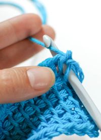 How to do Tunisian Knit Stitch #crochet #tunisian #tutorial #knit