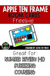 Digital BOOM Cards FREEBIE! Students practice number sense, counting, subitizing and number recognition with these self-correcting BOOM Cards. All you need is a free account on BOOM and access to the internet!