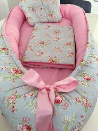 Breathable Organic Babynest, Double Sided Washable Baby Nest Bed