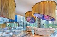 Chengdu is transforming. A melting pot that fuses rich traditions with a dynamic modern lifestyle, Chengdu-inspired international design firm Glyph Design Studio playfully named the hotel's design narrative 'Du'titude'. The design tells the city's transformation by combining its history and innovation with nods to Chengdu's most famous attractions rendered with unexpected contemporary twists.