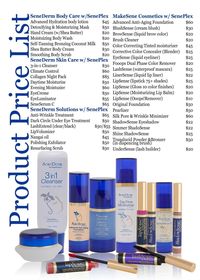 SeneGence Product List & Prices..join my team & get 20%-50% off every purchase!! www.gorgeouslip.com Nicole McClung Independent Distributor #248677