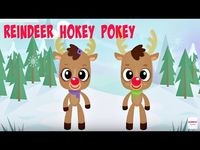 Reindeer Pokey Dance Song for Kids | Christmas Songs for Children - YouTube