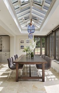 Two breath-taking timber roof lanterns allow sunlight to stream into the room below throughout the day, with decorative Ogee moulding on the underside rafters. With their clean lines and symmetry, they are architectural masterpieces crafted from knot-free engineered timber. The decorative ball finials are made from resin so they have a long lifespan, as opposed to solid wood which can crack over time and become exposed to rain and moisture.