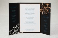 Gate-fold Wedding Programs - Classic Allure | MagnetStreet