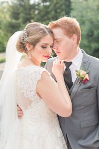 Intimate Bride and Groom Portrait at the Sequoia Mansion by Adrienne and Dani Photography