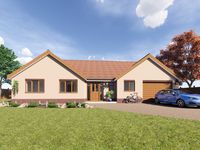 The Fownhope is the latest of our modern detached bungalow designs with an integral garage and plenty of reception space to welcome guests. The entrance hall and main corridor provide easy access to all rooms, with the living room, dining room and kitchen all open plan. This design offers four spacious bedrooms, as well as two bathrooms (one en-suite), a separate WC and a well-proportioned utility room. For more information on the Fownhope, or any of our modern detached bungalow designs,