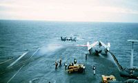 Vixen_124_on_final_launch_from_Eagle_bow_cat