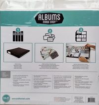 Assorted 12 x 12 clear protective sleeves can be used for scrapbooking, photos, crafts, collector cards, storage, or other projects. With this assortment of sleeves and pockets, you have a variety of page designs! Eleven pages altogether.