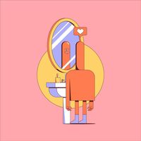 Jorge Peña on Instagram: “"I love you!" . . #selflove #love #valentines #valentinesday #illustration #illustrator #adobeillustrator #adobe #vectorart #vector…”