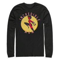 If your mom is a superhero then she deserves The Incredibles 2 Incredible Mom Circle Men's Long Sleeve T-Shirt. Elastigirl is encircled by "Incredible Mom" above her on this Incredibles 2 shirt. Printed in the U.S.A. Printed With Eco-Friendly Inks Machine Washable Fifth Sun Fashionable Slim-Fit