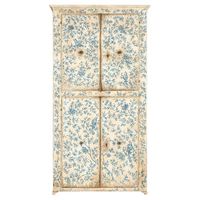 19th Century Italian Painted Pine Cupboard, c.1850 | See more antique and modern Wardrobes and Armoires at https://www.1stdibs.com/furniture/storage-case-pieces/wardrobes-armoires