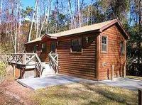 A cabin at Disneys Fort Wilderness Resort & Campground