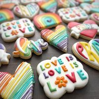 Kelly’s Cookies’s Instagram photo: “Celebrate L❤️VE! Happy #pridemonth ! 🏳️🌈”
