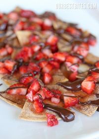 Strawberry & Chocolate "Nachos"