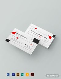Interior Designer Business Card Template