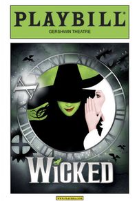 On October 30, 2013, Wicked the Musical will celebrate its 10th anniversary on Broadway. To commemorate the occasion, for this one performance only, the cover art has been changed - and we've "greenified" Playbill's famous yellow logo. This is only the third time in our publication's history that the logo color has been changed for one show. This very special limited edition of the Wicked Playbill is certain to be a hot collectible. It's available for purchase only here at PlaybillStore.com.
