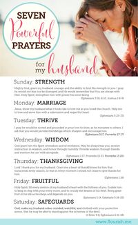 7 Powerful Prayers for your Husband (and a Challenge!)....