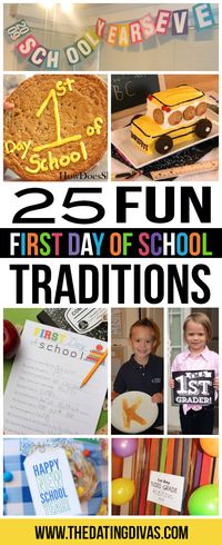 25 Fun First Day of School Traditions