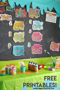 Slime Bar - A girl and a glue gun