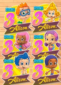 6 Bubble Guppies birthday party centerpieces #bubbleguppies #bubbleguppiesparty #bubbleguppiesbirthday #bubbleguppiesdecoration #bubbleguppiescenterpieces #bubbleguppiespartydecor #birthday#birthdayparty #birthdaydecoration #birthdaycenterpieces