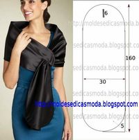 Moldes Moda por Medida: ECHARPE