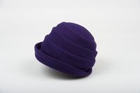 Lillie & Cohoe Hats: FW2020 Boiled Wool: Beatrice ~ Purple