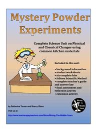 Physical and Chemical Changes. An extensive science lab unit using common household products.