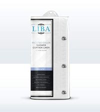 Liba PEVA Antimicrobial PVC Free Shower Curtain Liner
