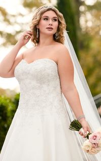 5833+ Lace Plus Size Bridal Gown by Stella York