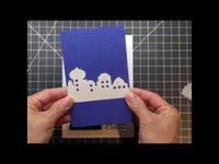 Virtual Smooches: Double Heat Embossing with A Blessed Christmas