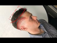 Мужская стрижка машинкой и ножницами / полубокс / модельная стрижка / тушевка машинкой на расчёске - YouTube