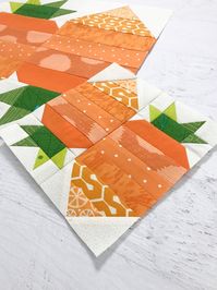 Carrot Top Quilt Block Pattern PDF Includes instructions for | Etsy