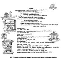 Directions for ''Sisters'' stitchery.