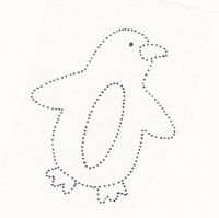 Pinguin kleurplaat o.i.d.